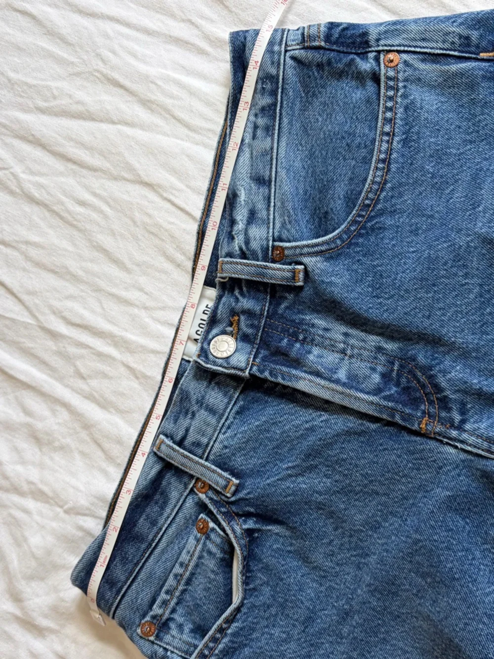 Agolde Low Rise Loose Jeans in Charge - Picture 8 of 9